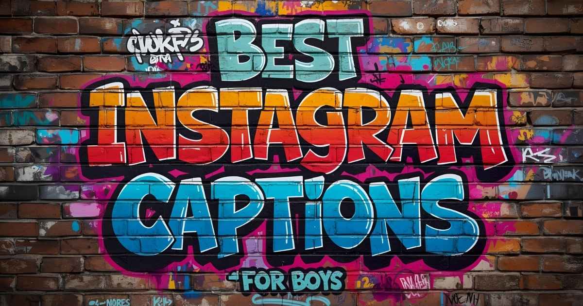 Instagram Captions for Boys