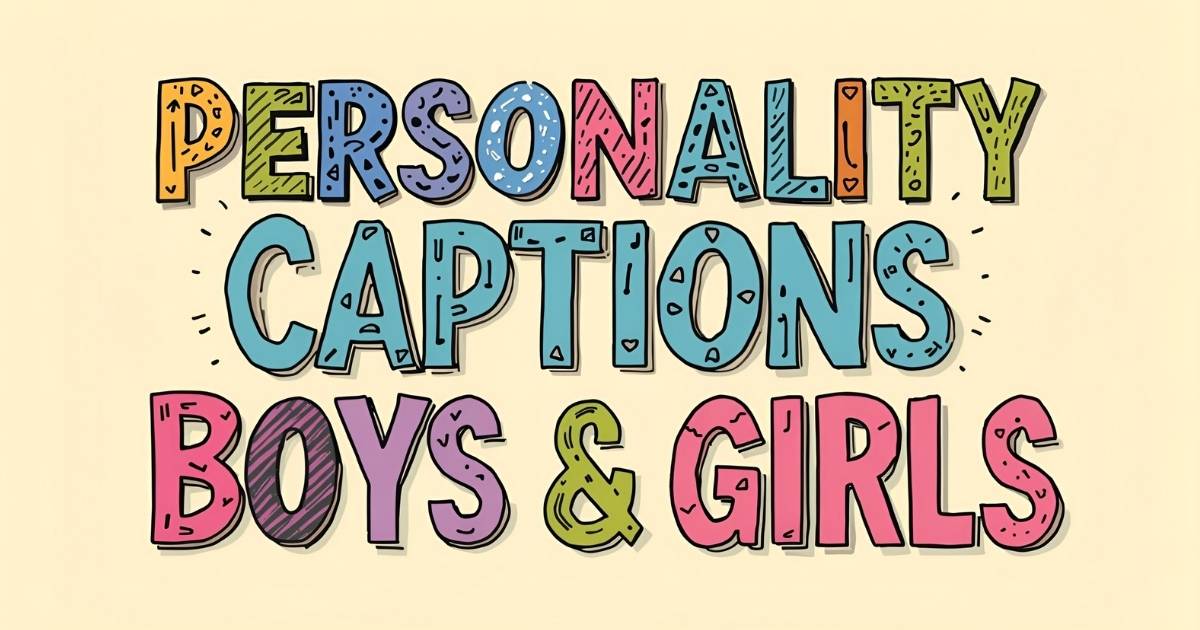 personality captions