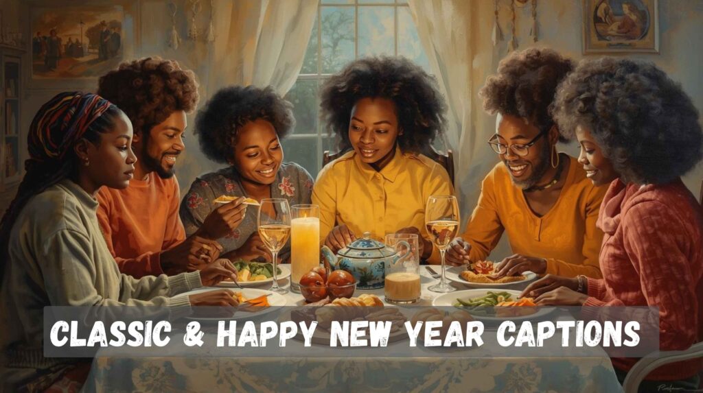 Classic & Happy New Year Captions 🎉